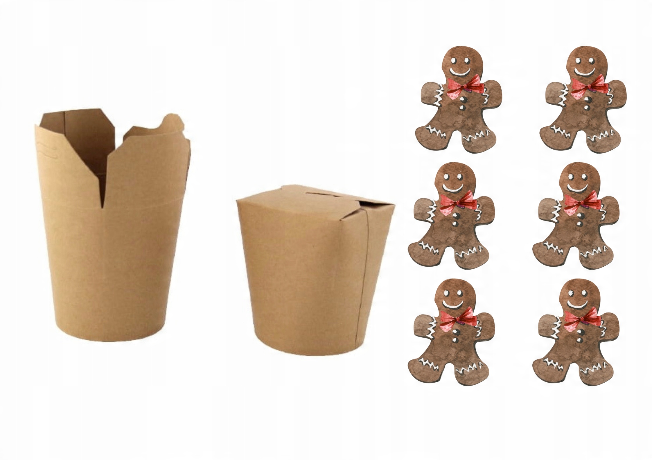 

Pudełko na ciastka pierniki eko święta diy
