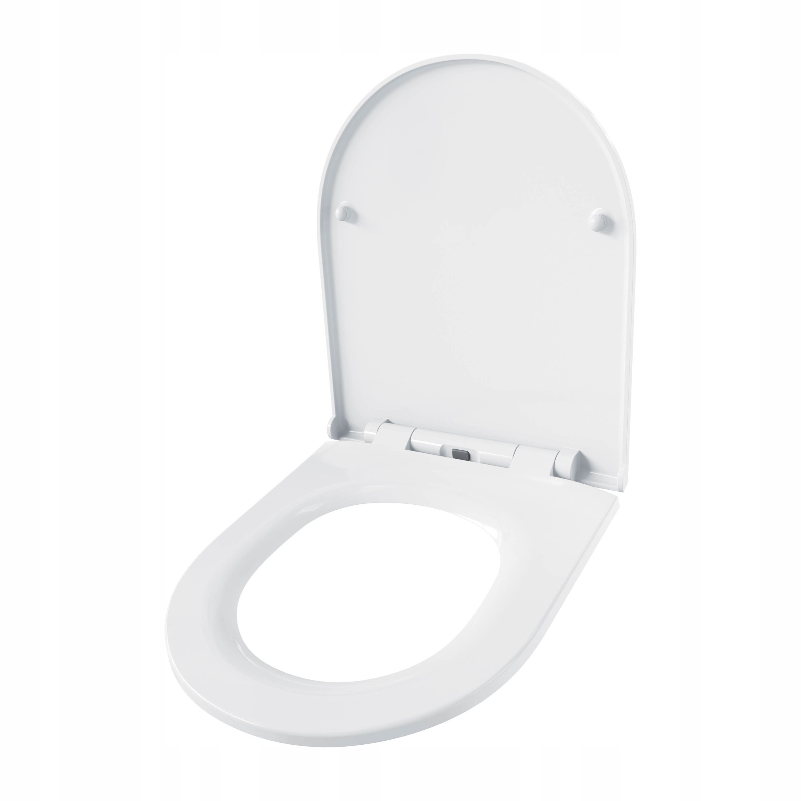 Wc Sedátko Bílé S Pozvolným Sklápěním Pevné Antibakteriální Záchodové