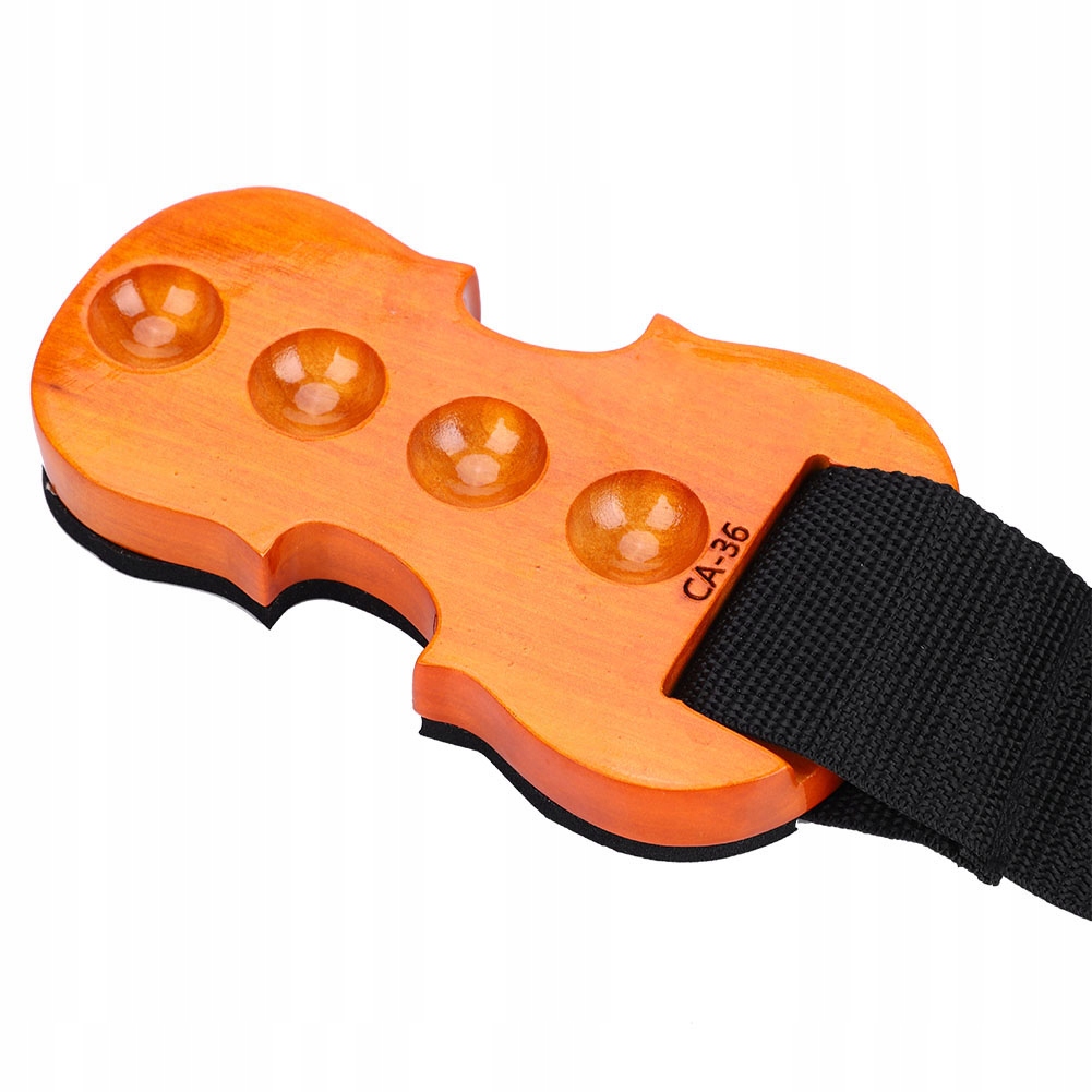 DREWNIANA PODKŁADKA ANTYPOŚLIZGOWA I PASEK DO WIOLONCZELE Kolor czarny