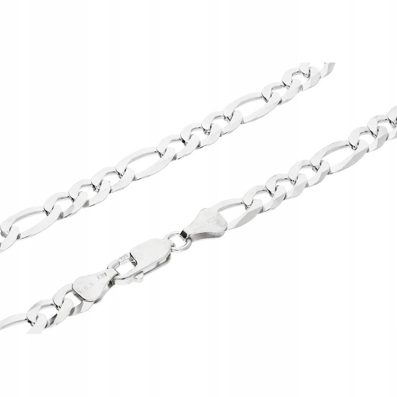 Stříbrný Řetízek s vazbou Figaro 23g stříbro 925 zapínání Karabina dlouhá
