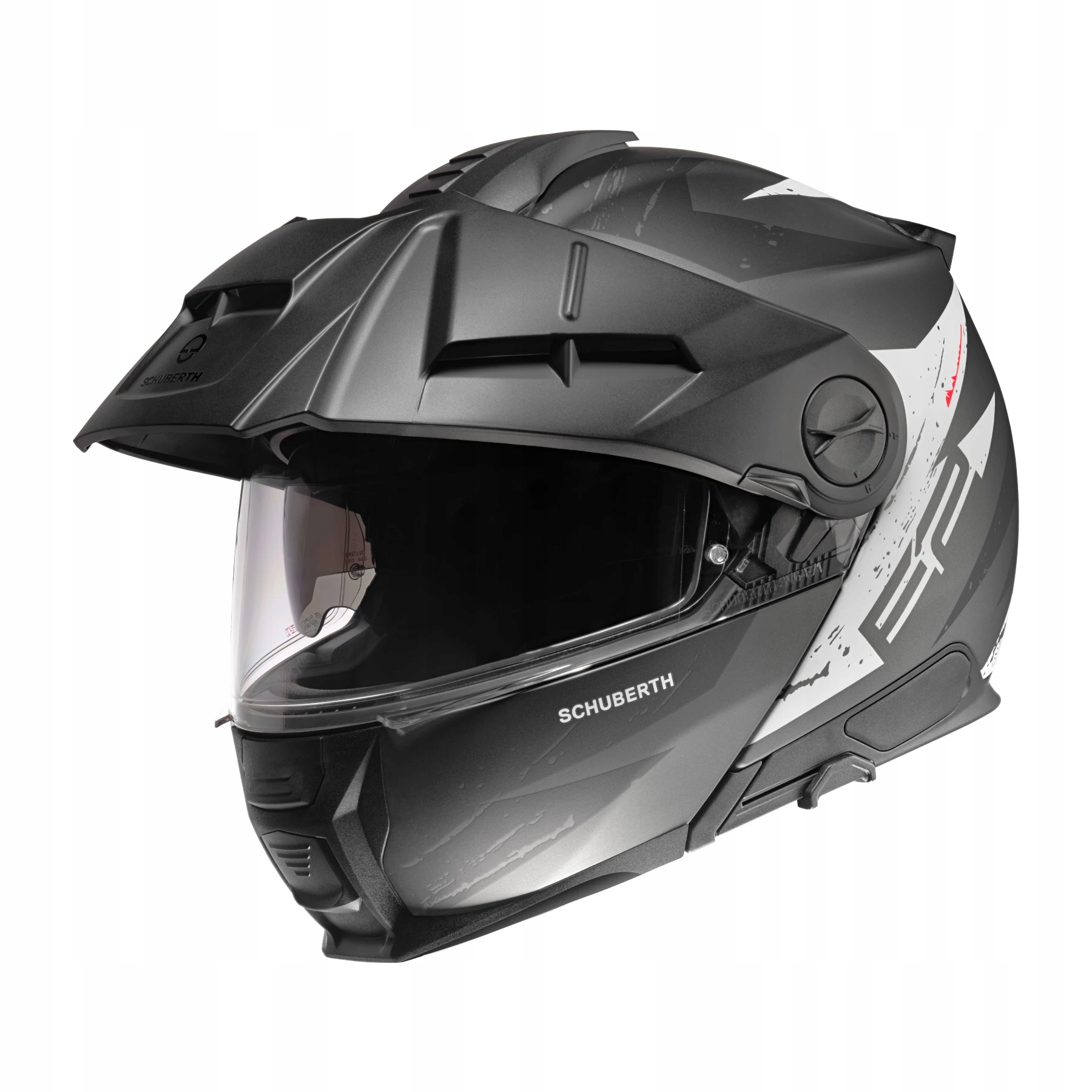Čeľusťová Prilba Schuberth E2 Explorer Anthracite Adventure S Strieškou, veľkosť S