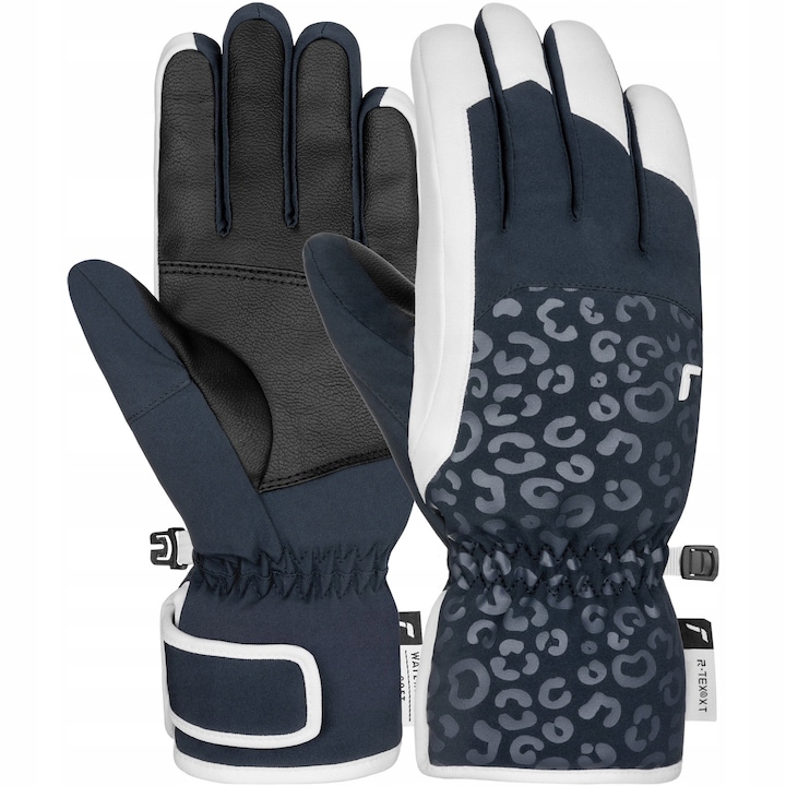 Damskie Rękawice zimowe Reusch Keira Extra Ciepłe white dress blue 6.5 Xs