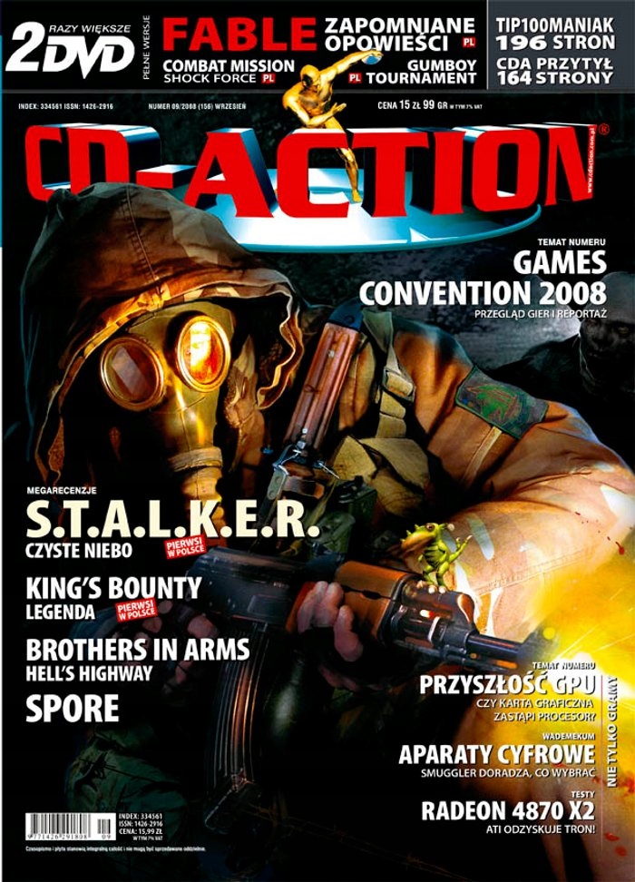 CD-Action 9 / 2008 bez płyt cd