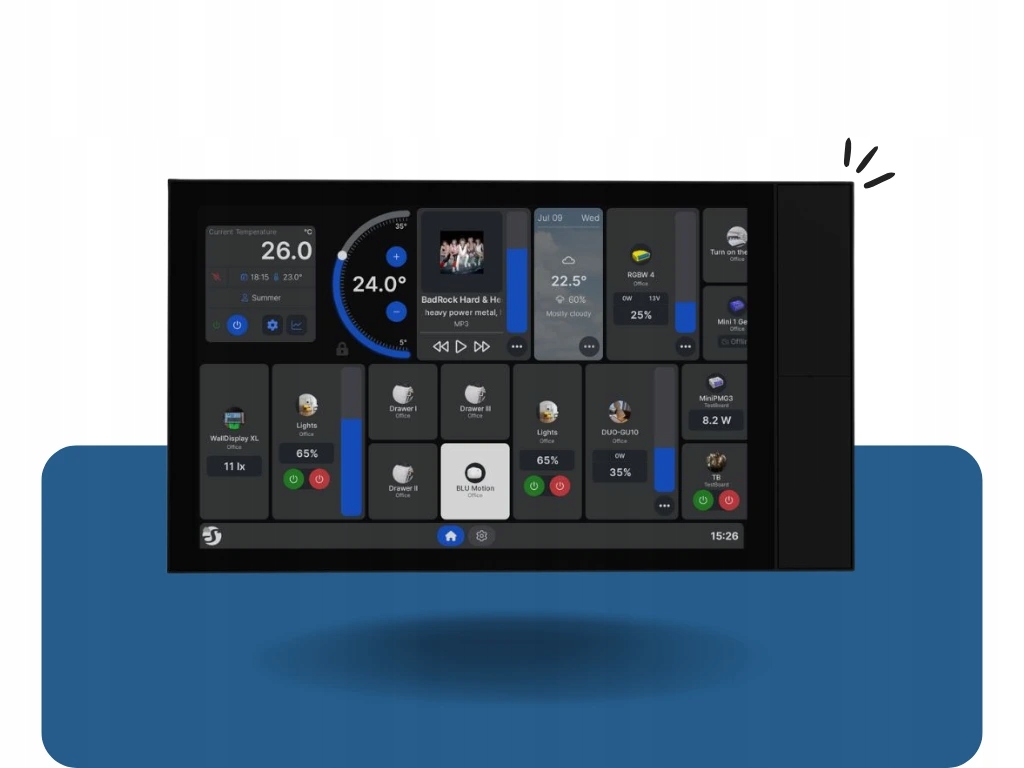 Shelly Wall Display XL-Čierny