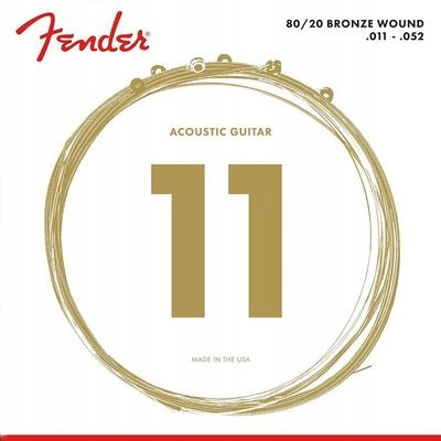 Struny do gitary akustycznej Fender 880CL 11-52