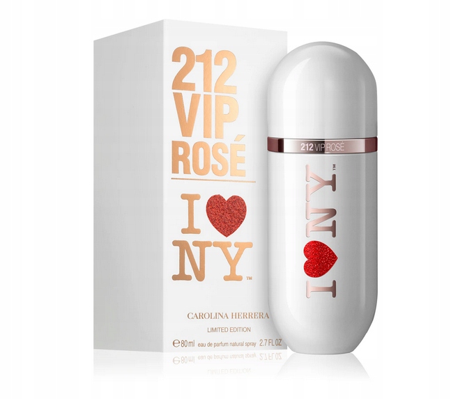 Carolina Herrera Vip Rose I love New York parfémovaná voda 80 ml