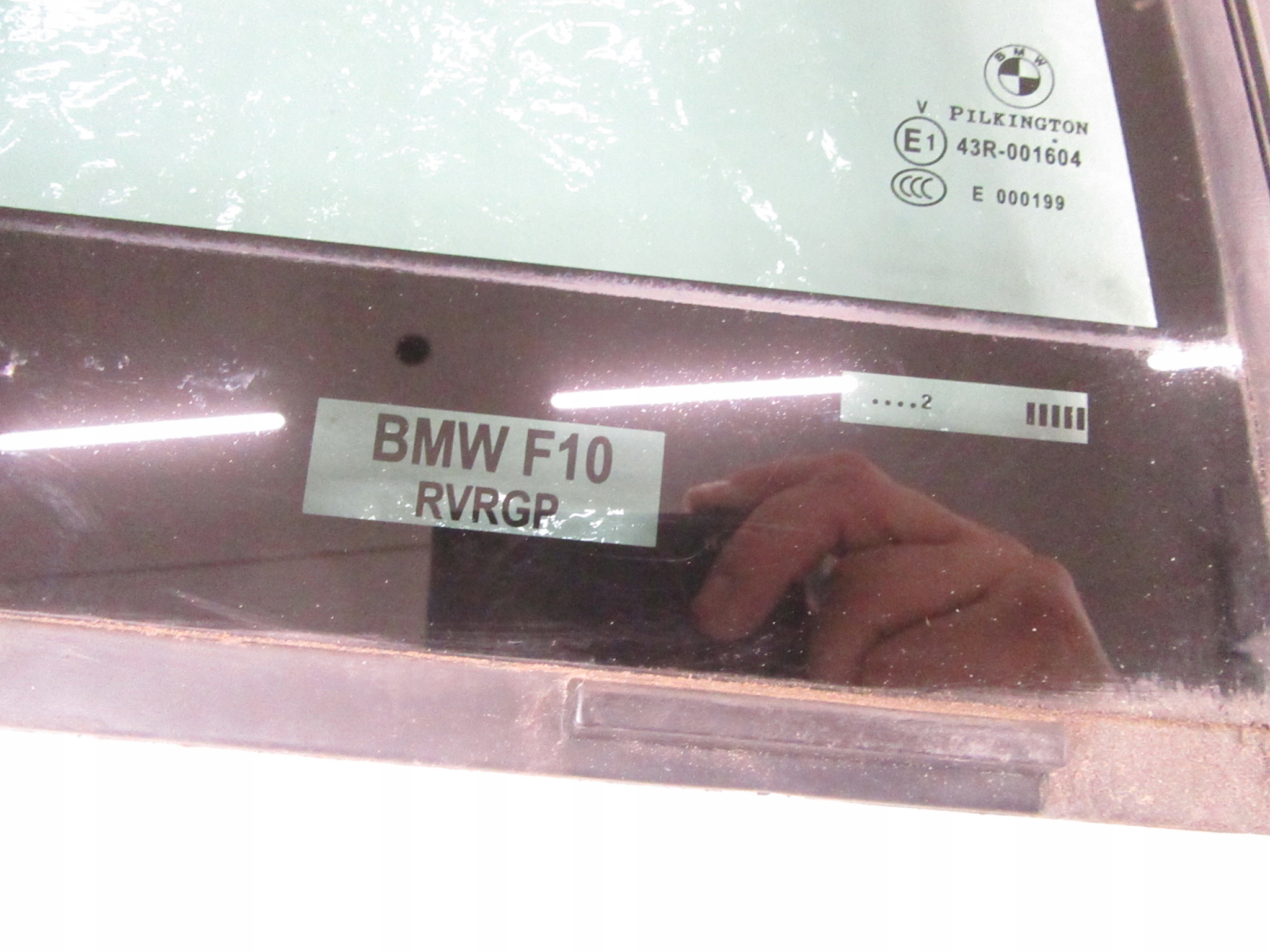 window right right rear part BMW 5 F10 sedan
