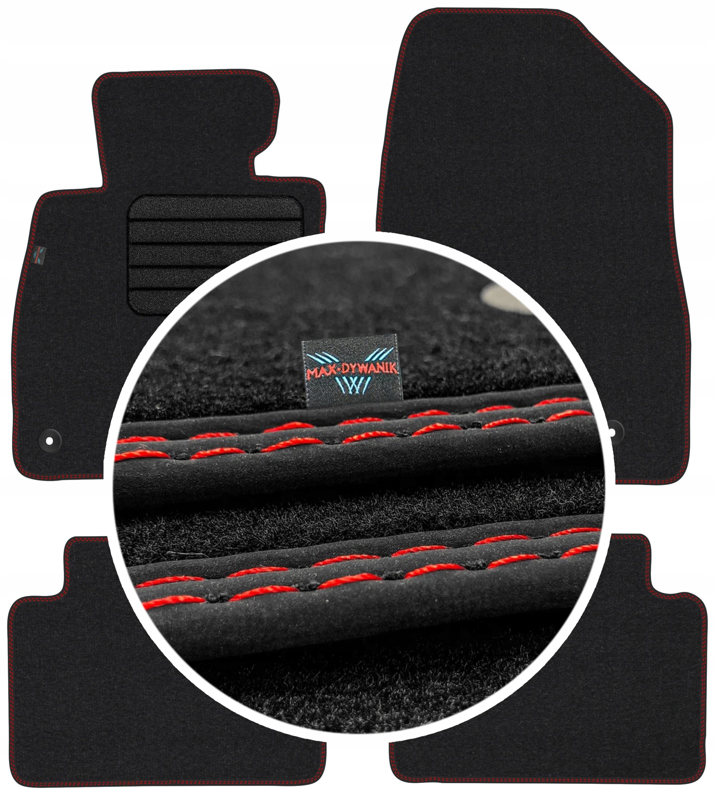 

Mazda 6 III Kombi 2013- Wycieraczki welurowe