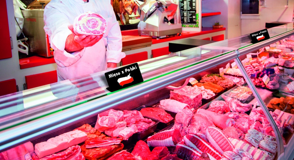 Cenówki kredowe A7poziom"Mięso z Polski" EAN (GTIN) 5908310291116
