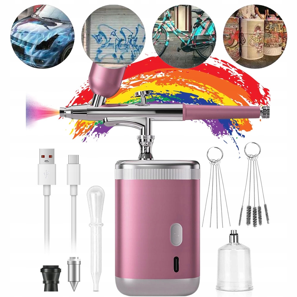 Sada Bezdrátového Airbrush S Kompresorem Pro Vybarvování