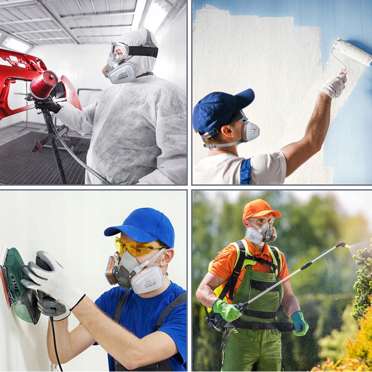 MASKA PÓŁMASKA OCHRONNA OSŁONA PRZECIWPYŁOWA NA TWARZ 6001 LAKIERNICZA Informacje o bezpieczeństwie CE