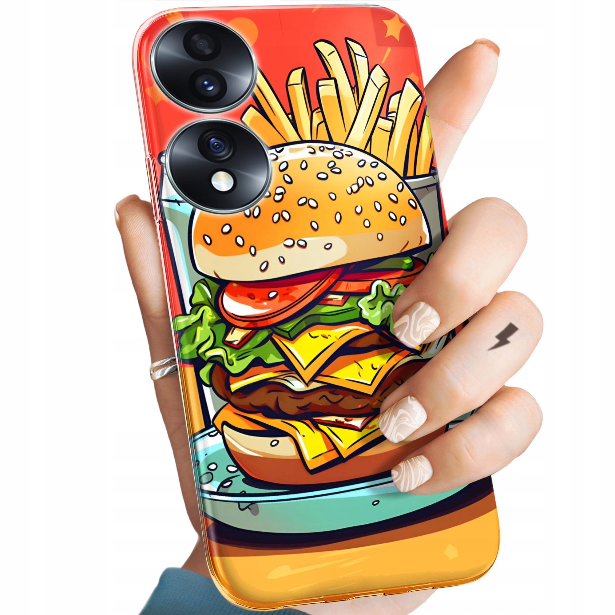 Etui Do Honor 70 Hamburger Burgery Fast-food Jedzenie Obudowa Case