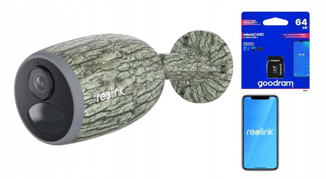 Reolink Go G330 Camouflage kamera 4G Lte batéria 64GB Karta