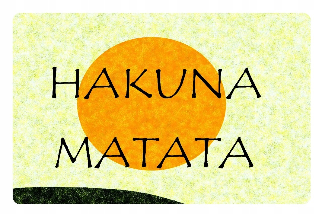 

Magnes na lodówkę hakuna matata