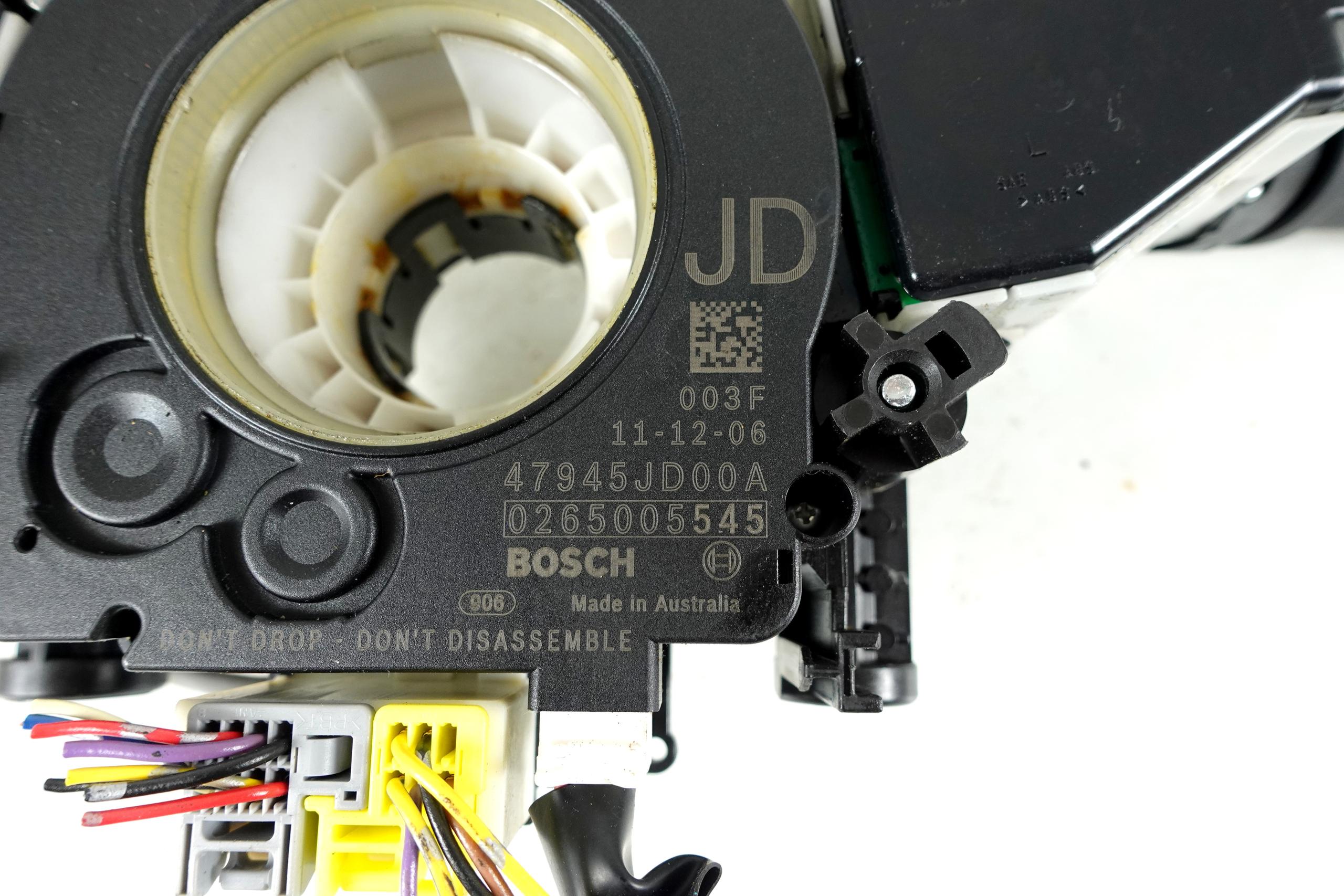 sensor angle steering light switch NISSAN QASHQAI J10 LIFT 0265005545