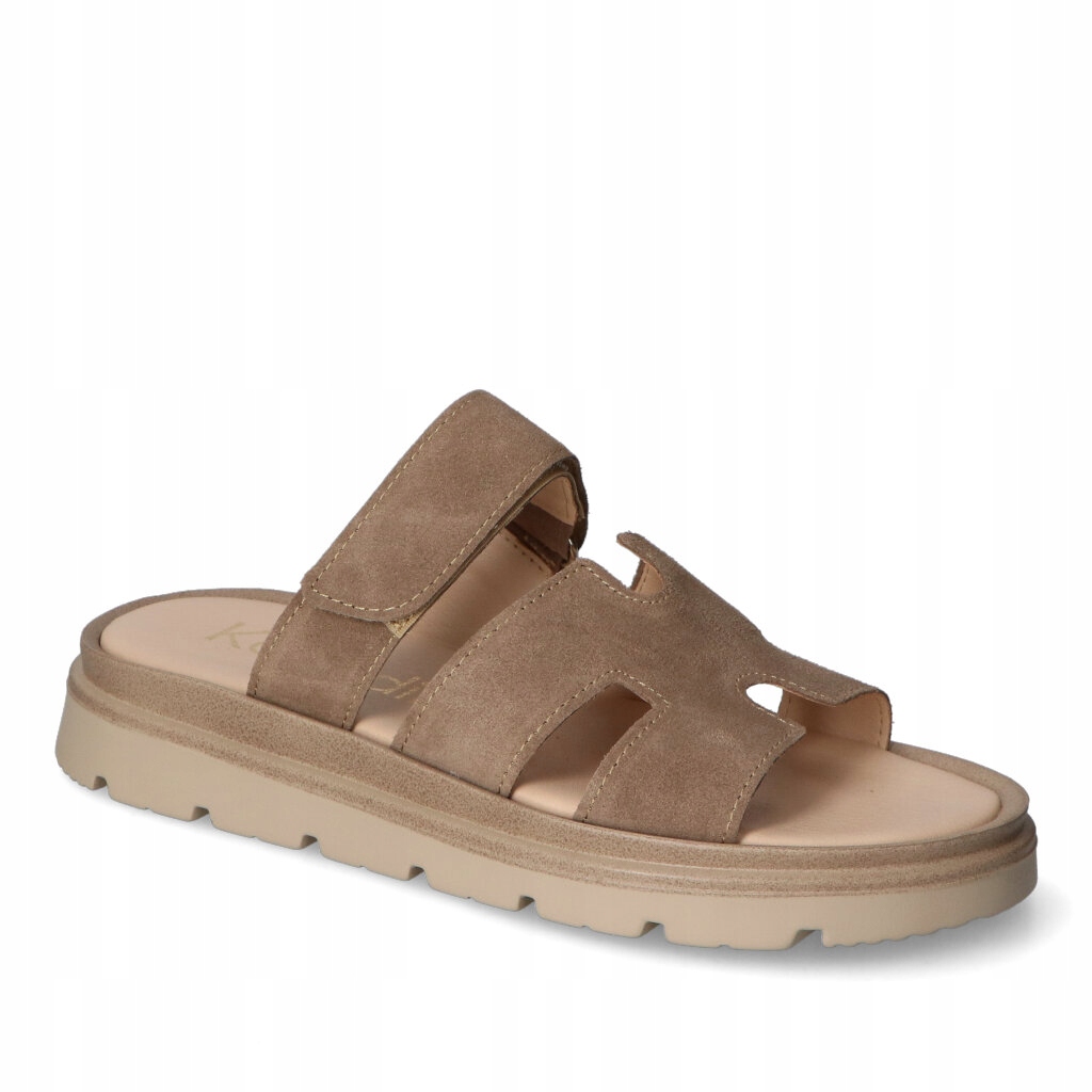 Nazouváky Tuomo Zelia Béžová Taupe semiš 40