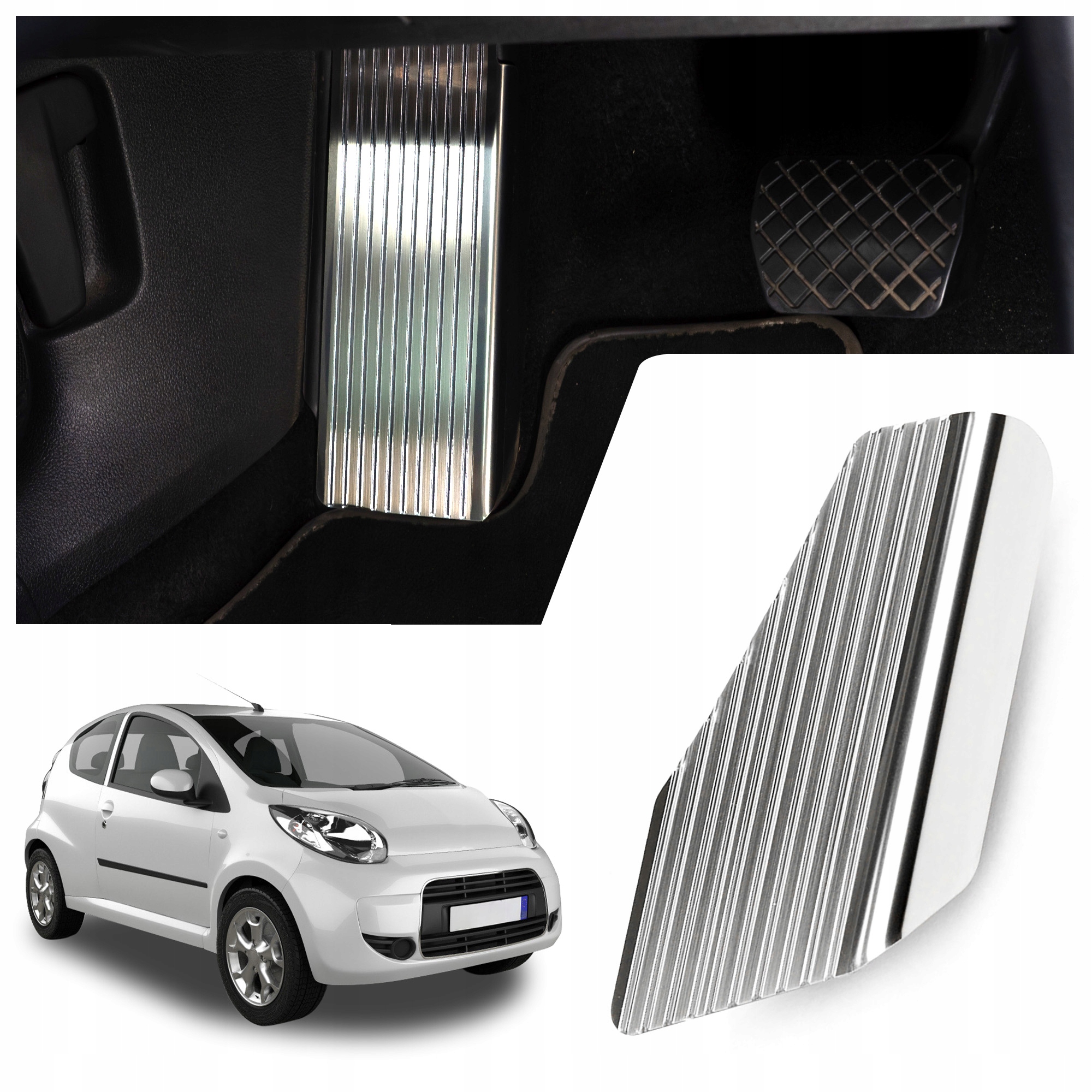 Podstupnice automobilová podnožka spočívající v modelu Citroen C1 I 2005-2014 Hb
