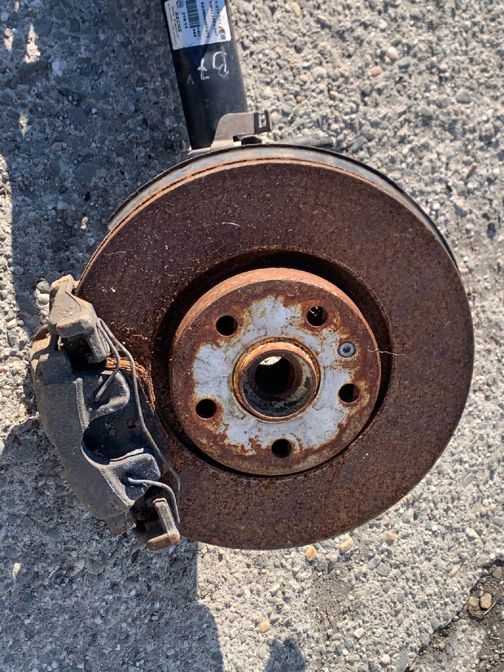 # McPherson swing left front VW PASSAT B7 USA