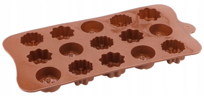 FORMA FOREMKA SILIKONOWA DO CZEKOLADY LODU PRALIN KWIATKI KWIATUSZKI Rodzaj inny