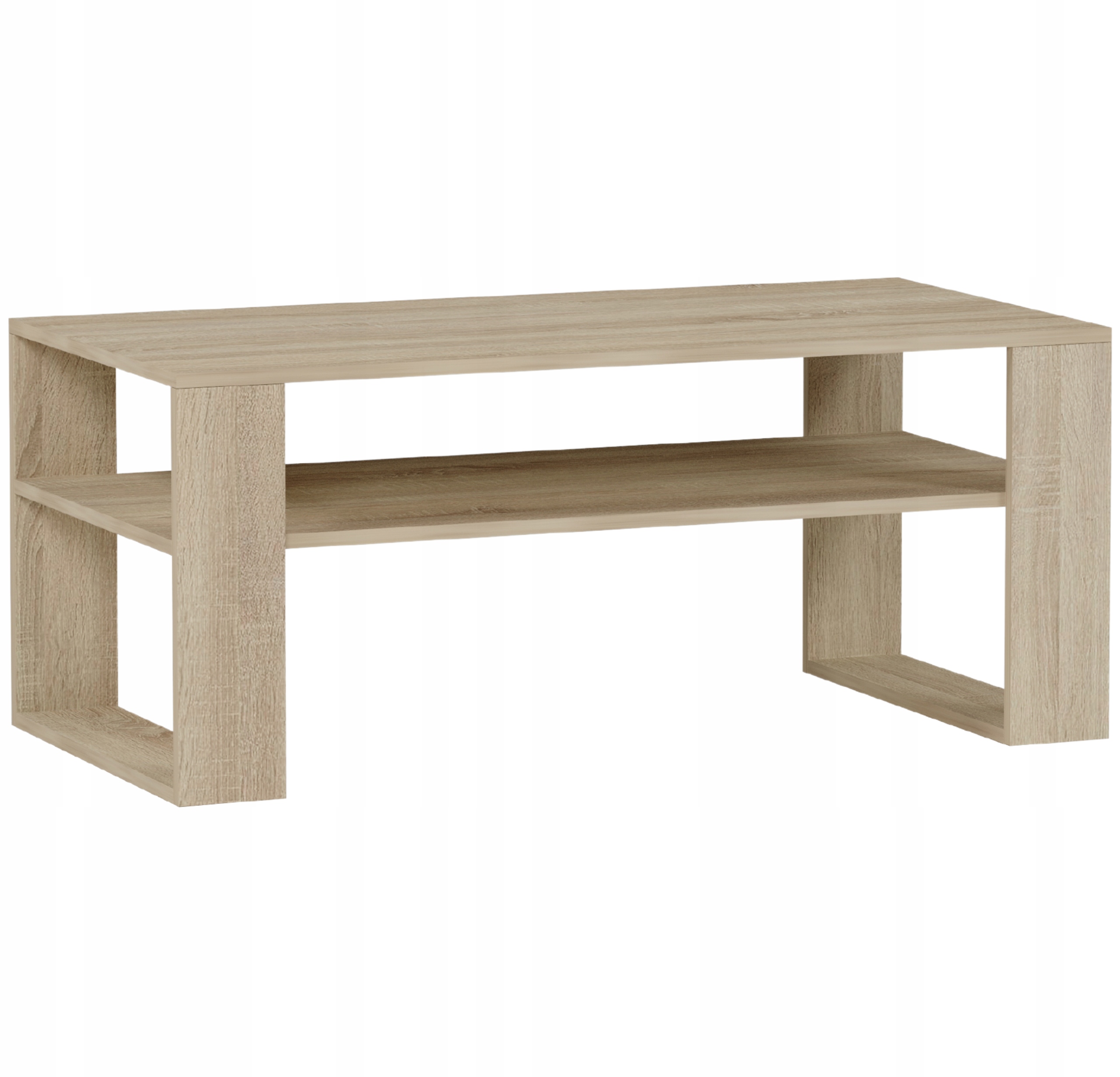 Meble Stolik kawowy ława półka 90x58x55cm produkt polski A-5 SONOMA