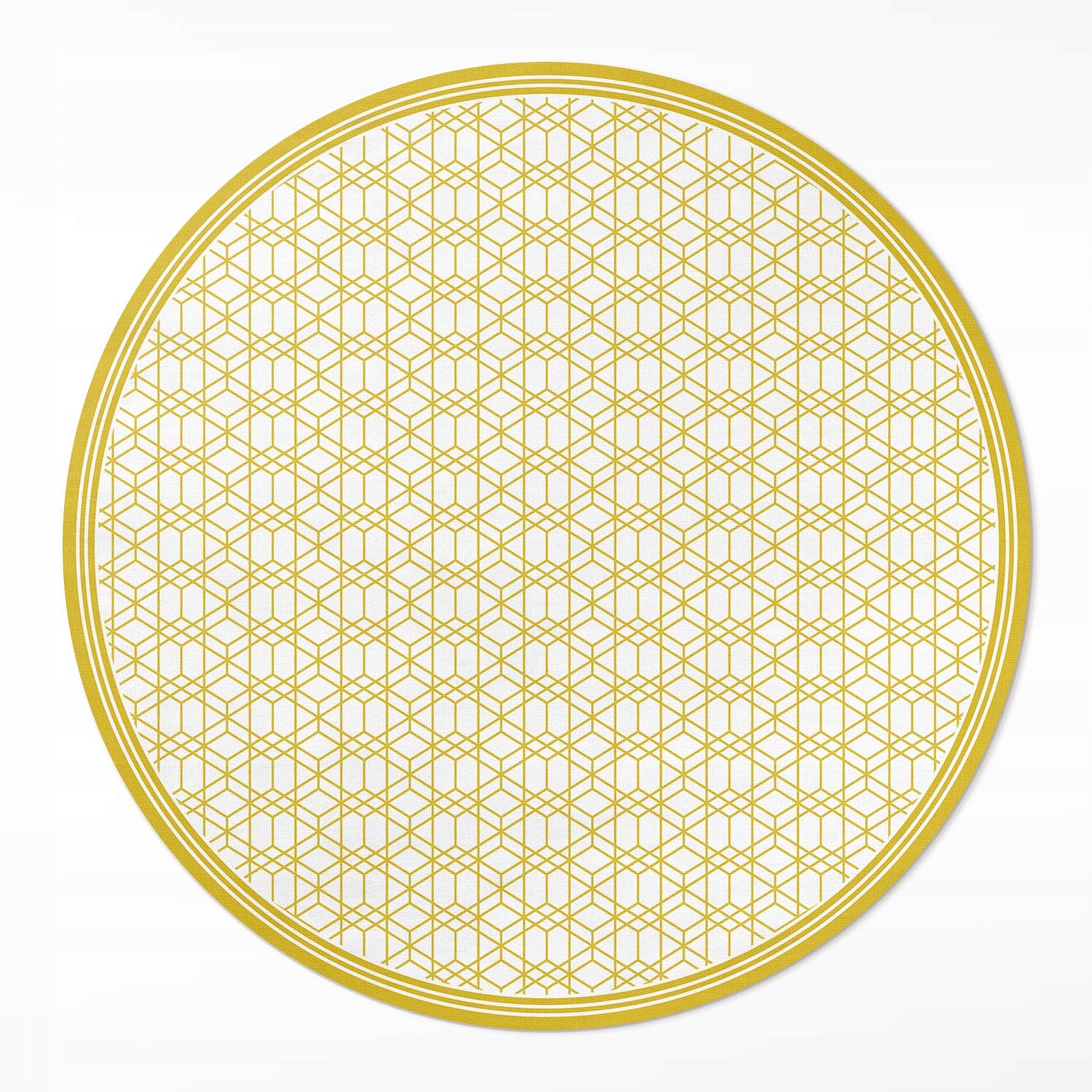 Okrúhly koberec s potlačou vinylový Rozmer ⌀ 120 cm Lineárny moderný vzor