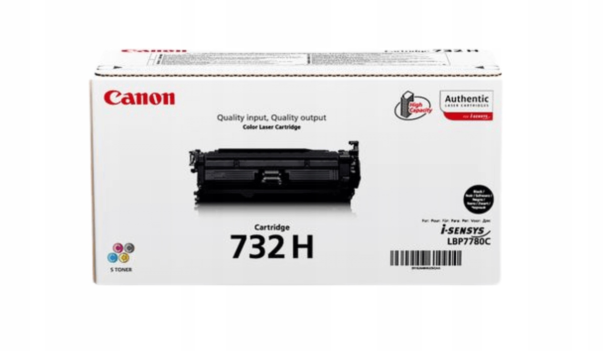 Toner Canon CRG-732H 6264B002, 12 000 stran, Originální Černý toner Crg 732