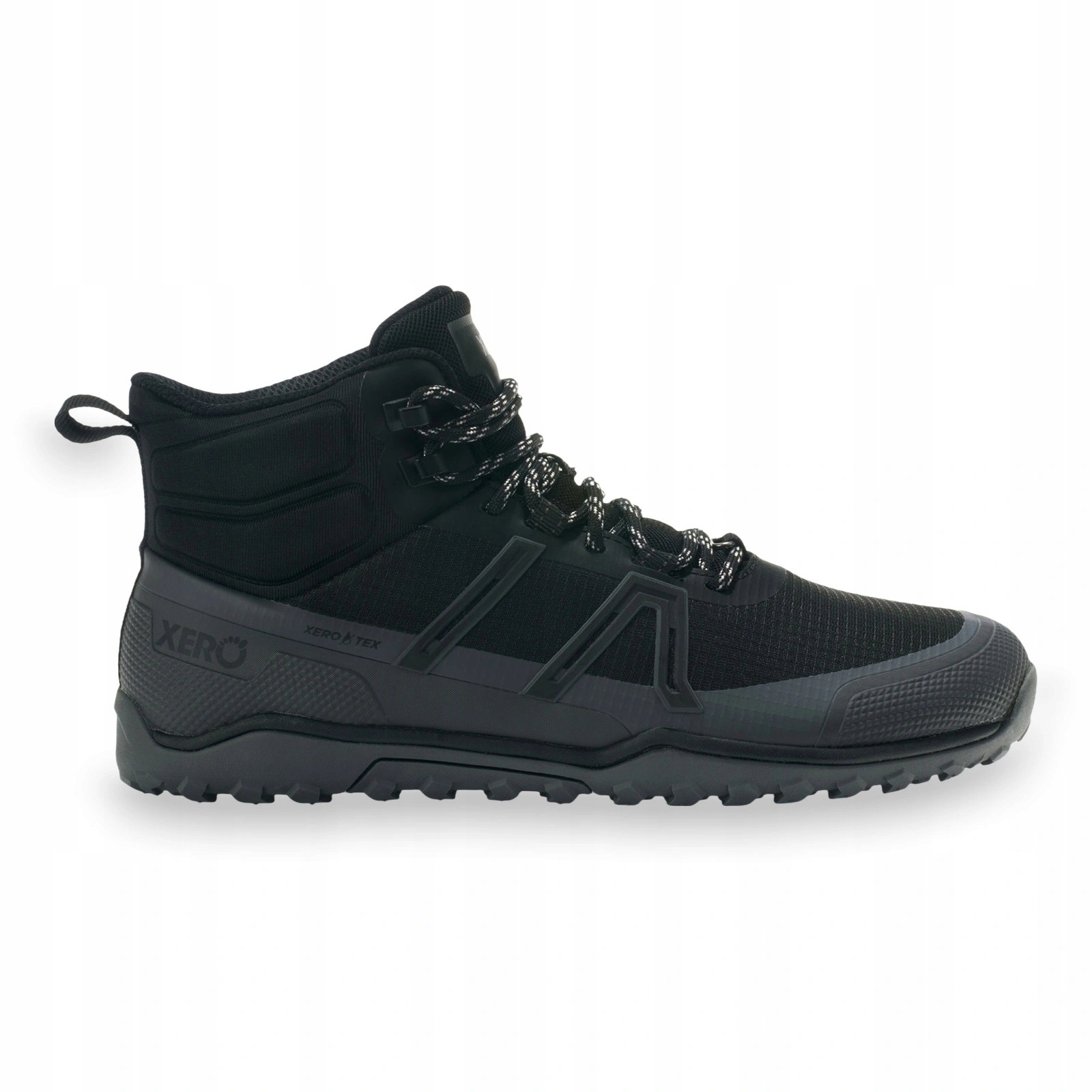 Buty barefoot damskie Xero Shoes Scrambler Trail Mid Wp Black Asphalt 39