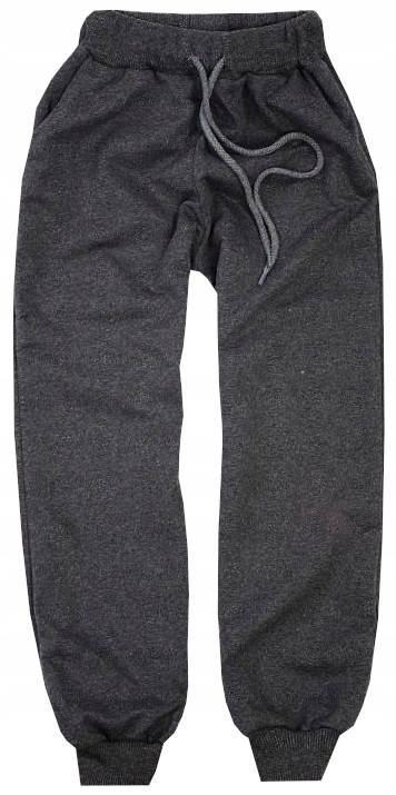 SPODNIE DRESOWE CHŁOPIĘCE GRAFIT 116 H703B