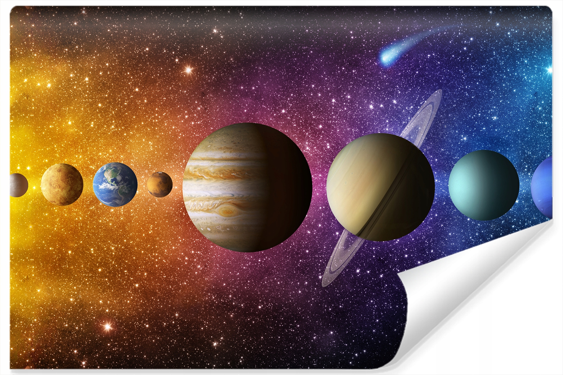 Fototapeta Barevná sluneční soustava Dekor 360x240