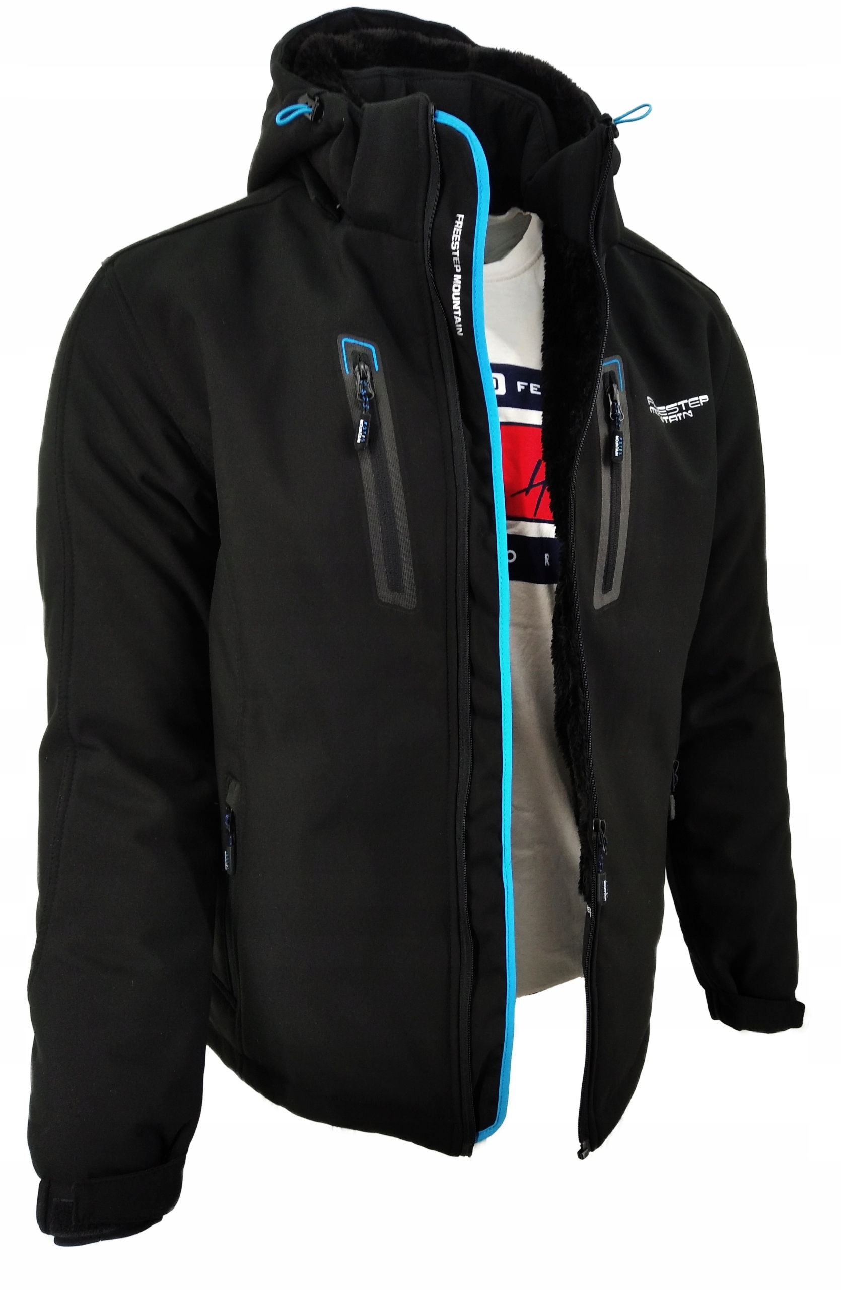 Pánská Zimní Bunda Černá Proti Dešti Fst MP39 XL