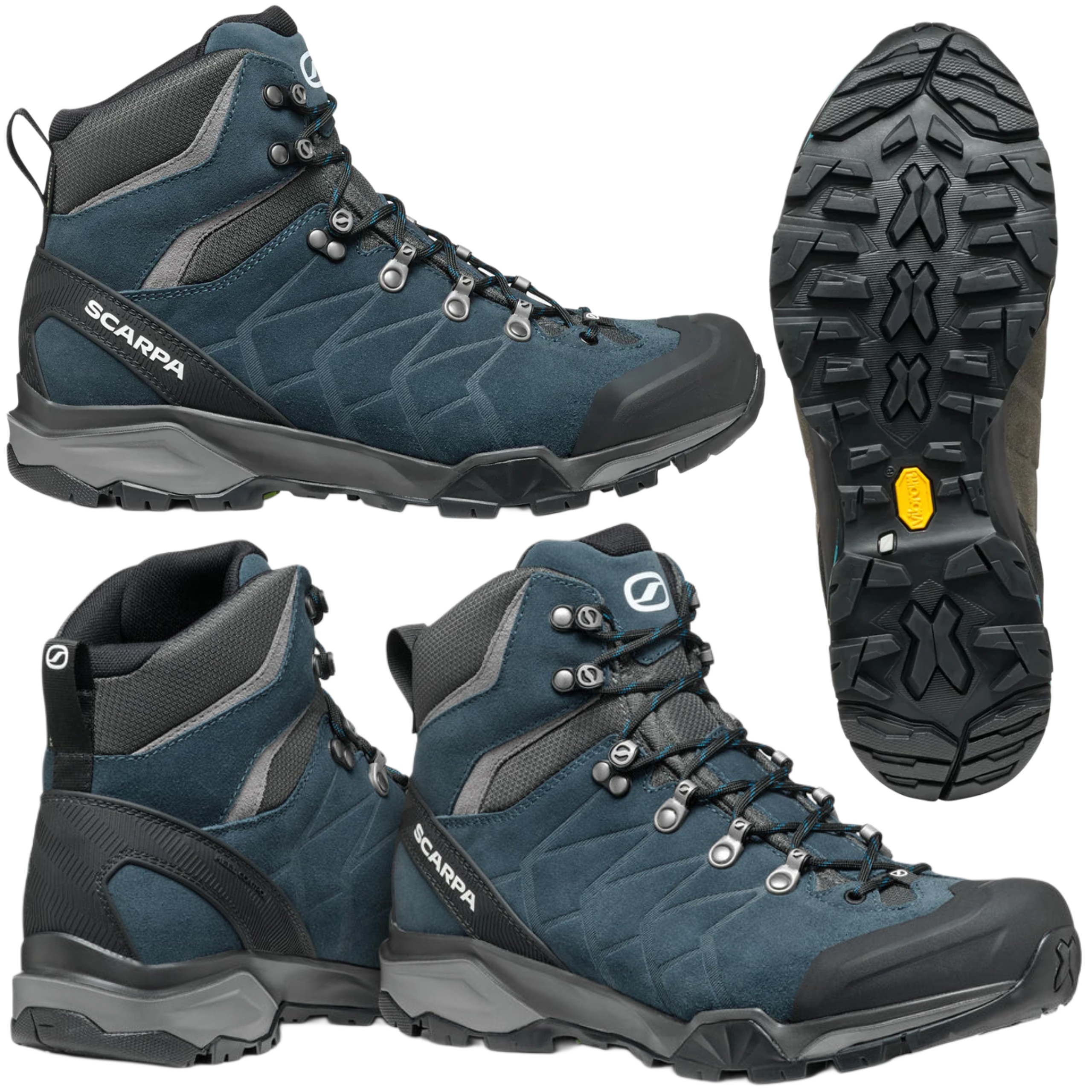 Pánské nepromokavé trekové boty Gore Tex Kožené Scarpa Zg Trk Gtx 49