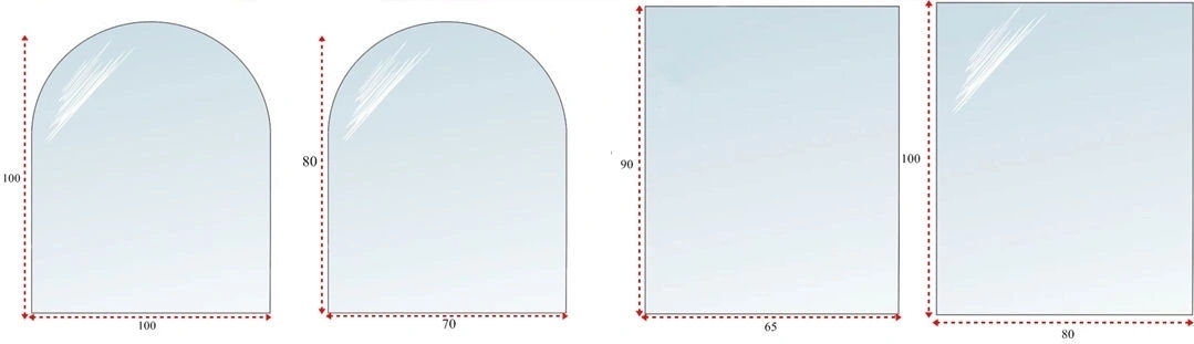 CZARNA Szyba HARTOWANA 60x80cm PODSTAWA Rodzaj szkło kominkowe