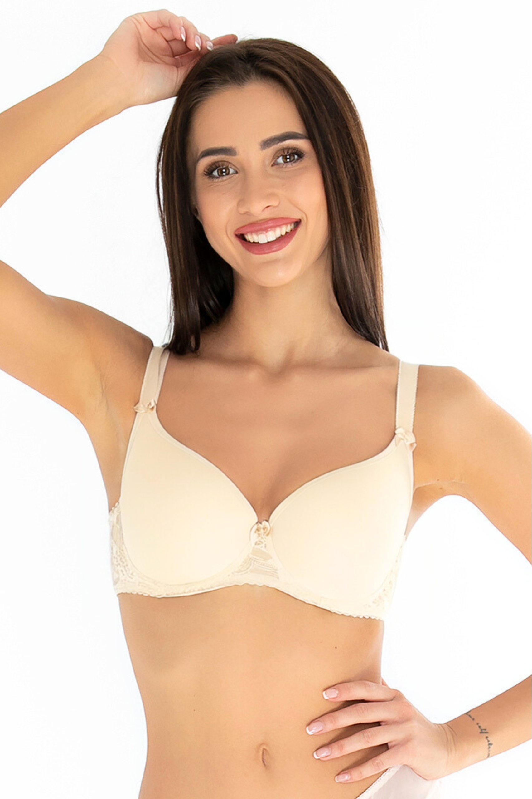 Biggi Biustonosz Full-cup Kopa Adel Ecru 75G