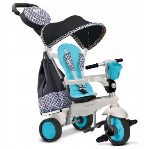 smarTrike Rower trójkołowy 5w1 STL1018 czarny niebieski