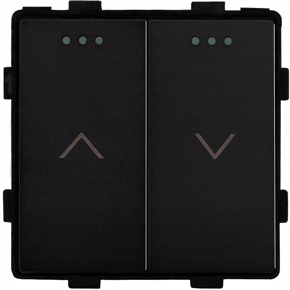 Moduł Włącznik Rolet Żaluzji Zasłon Czarny do Ramek MIUUN