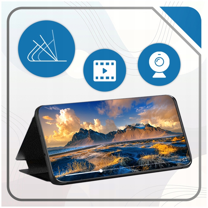 Etui do Samsung Galaxy S24 Ultra, SMART VIEW LEATHER CASE Dedykowana marka Samsung