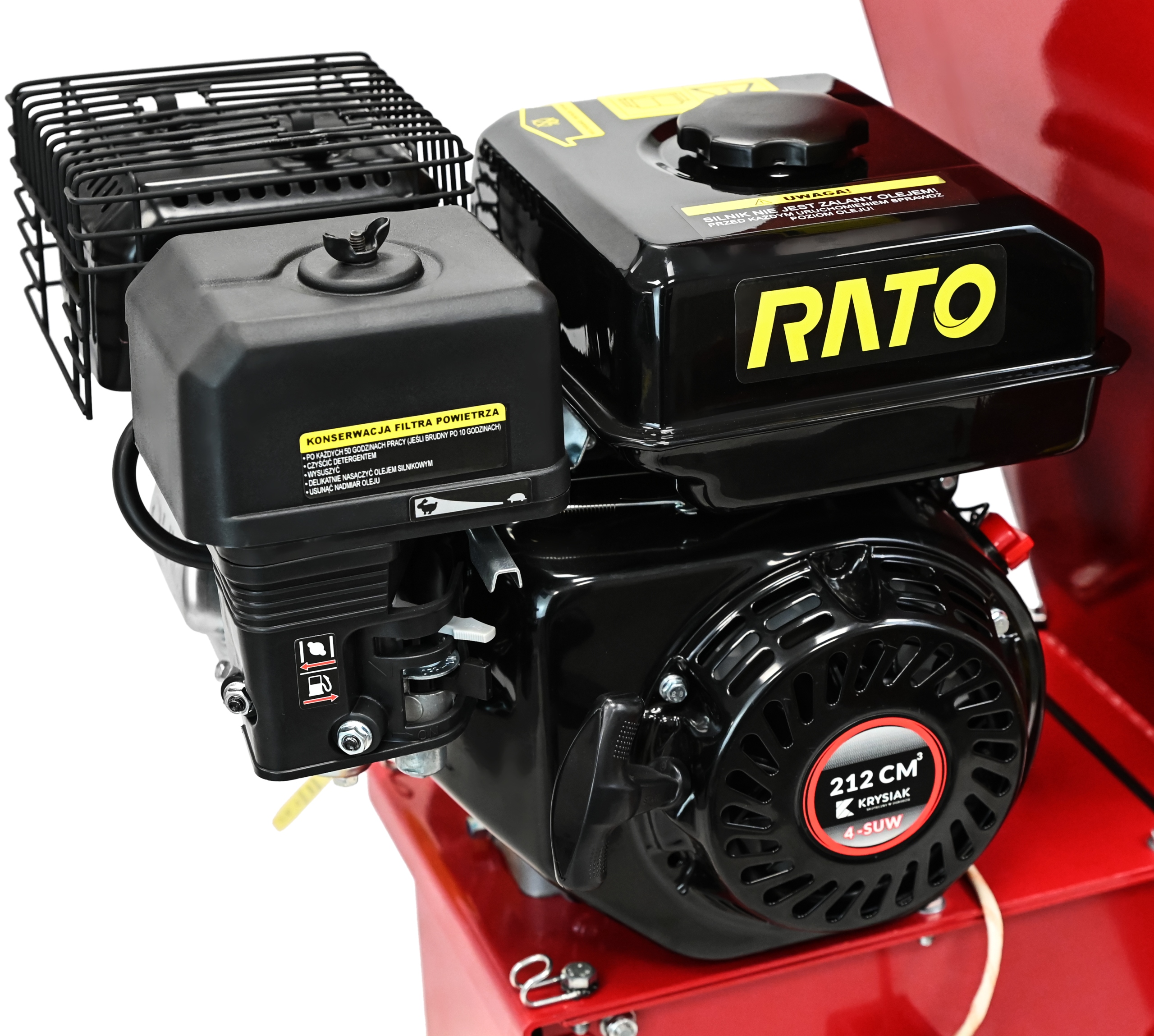 NAJNOWSZY ROZDRABNIACZ SPALINOWY DO GALEZI TURBO X Moc silnika spalinowego 6.5 KM