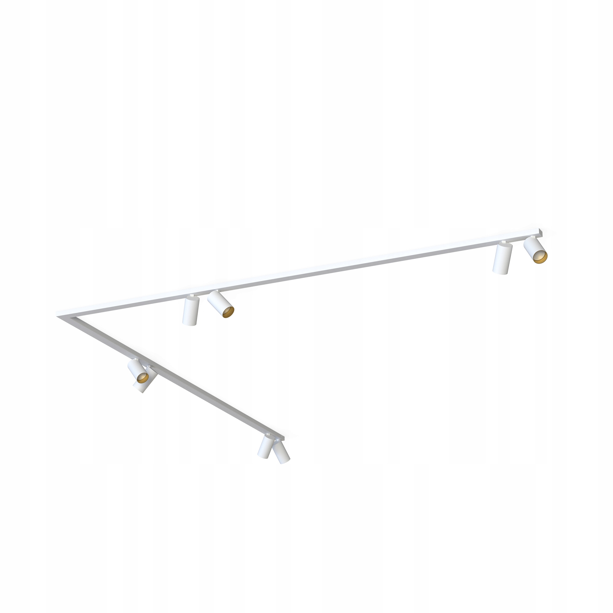 Stropný spot Nowodvorski Mono 8xGU10 Biela obývacia izba