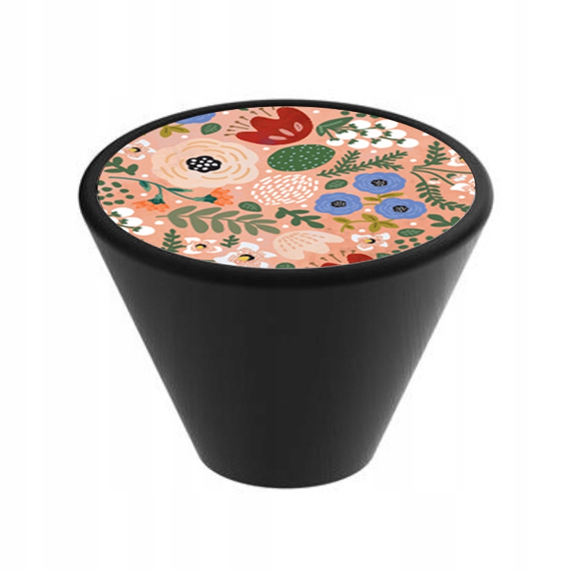 

Gałka meblowa stożkowa czarna GD09 Mozaika V96