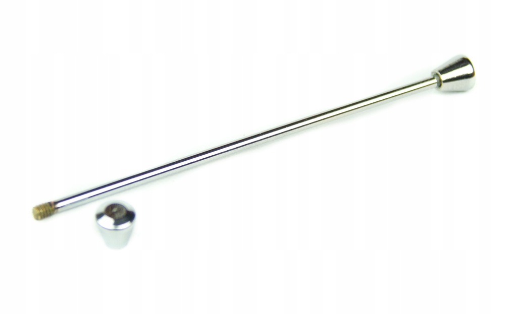 Srebrna Szpilka do kołnierzyka Pin collar Bar Szerokość 5 mm