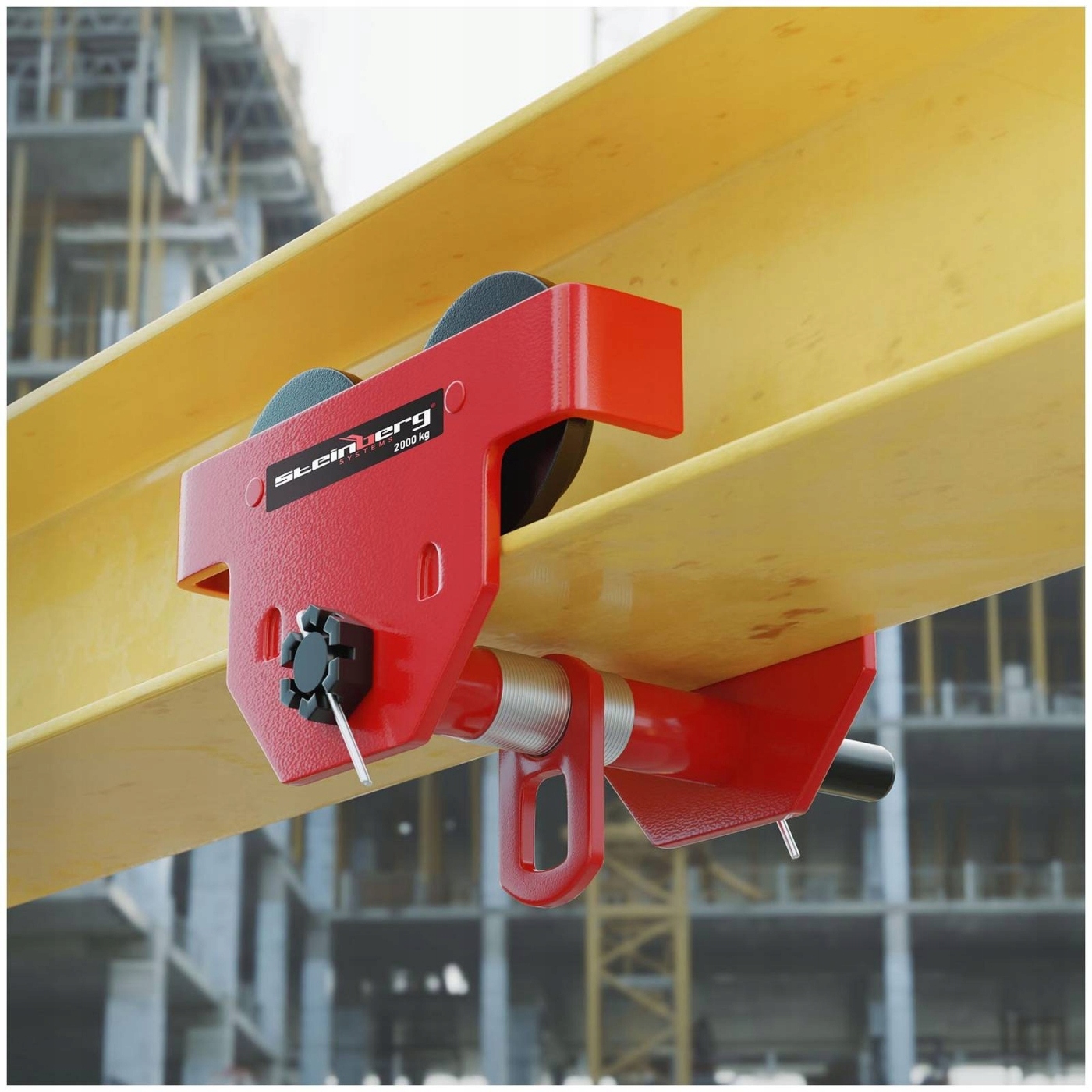 RĘCZNY WÓZEK SUWNICOWY SUWNICA 2000 kg 110-220 mm Waga produktu z opakowaniem jednostkowym 12 kg