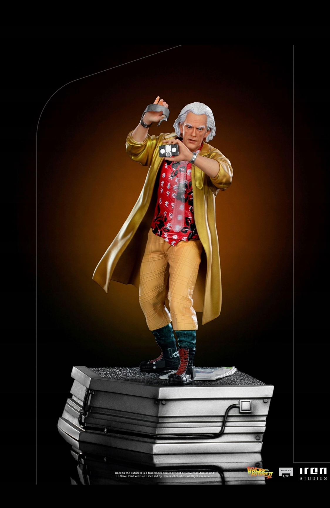 Doc Brown Art Scale 1:10 Iron Studios Zpět do budoucnosti