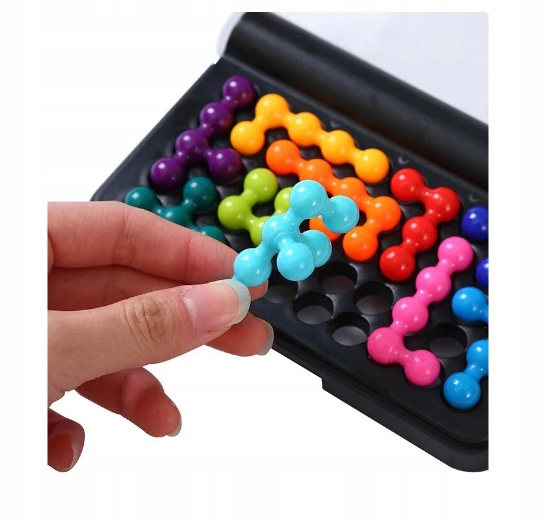 Puzzle 3D, gra logiczna IQ łamigłówka, 120 wyzwań Marka bez marki