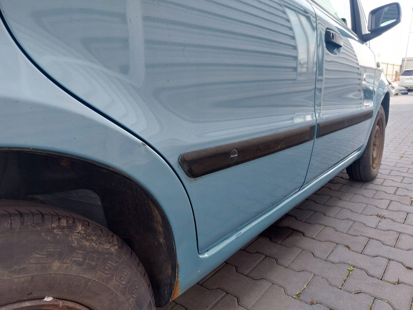 door complete right rear part FIAT PANDA II