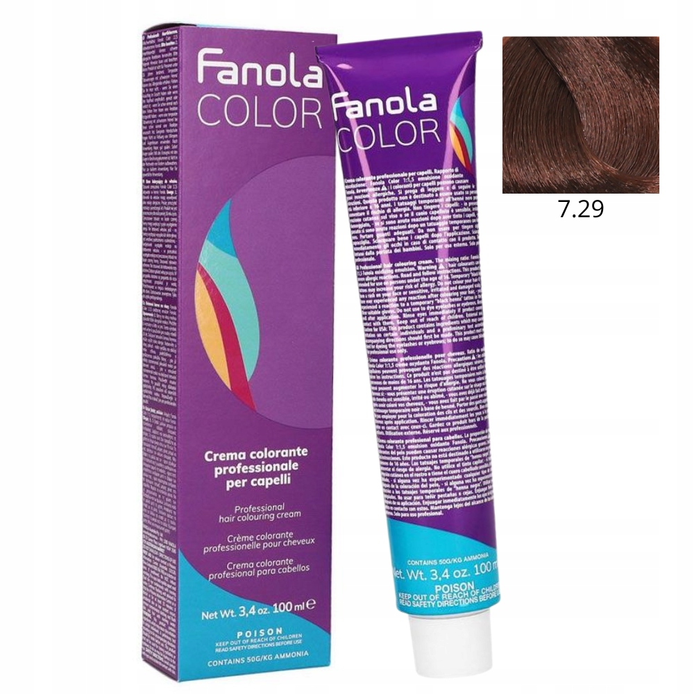 

Fanola Crema Colore 7.29 100ml farba do włosów