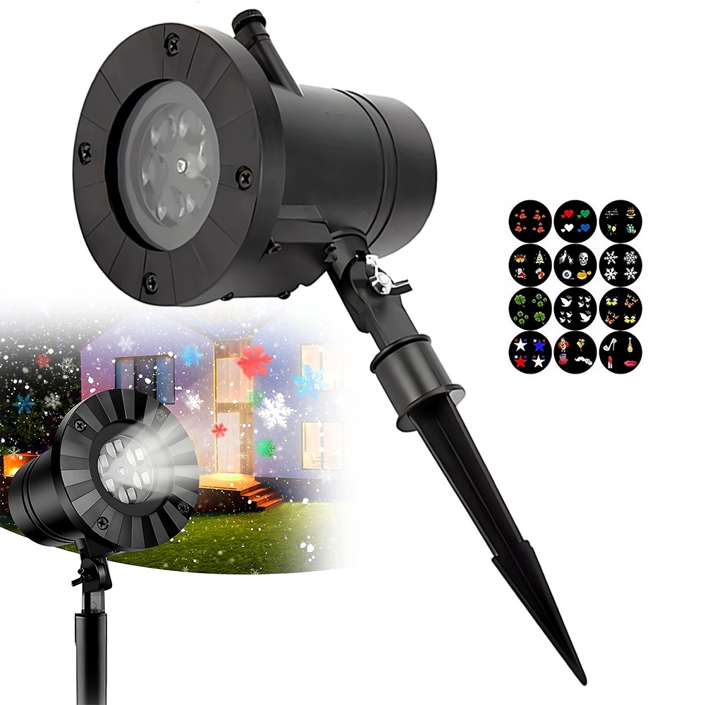 Projektor Na Dům Na Zeď S 12 Diapozitivy