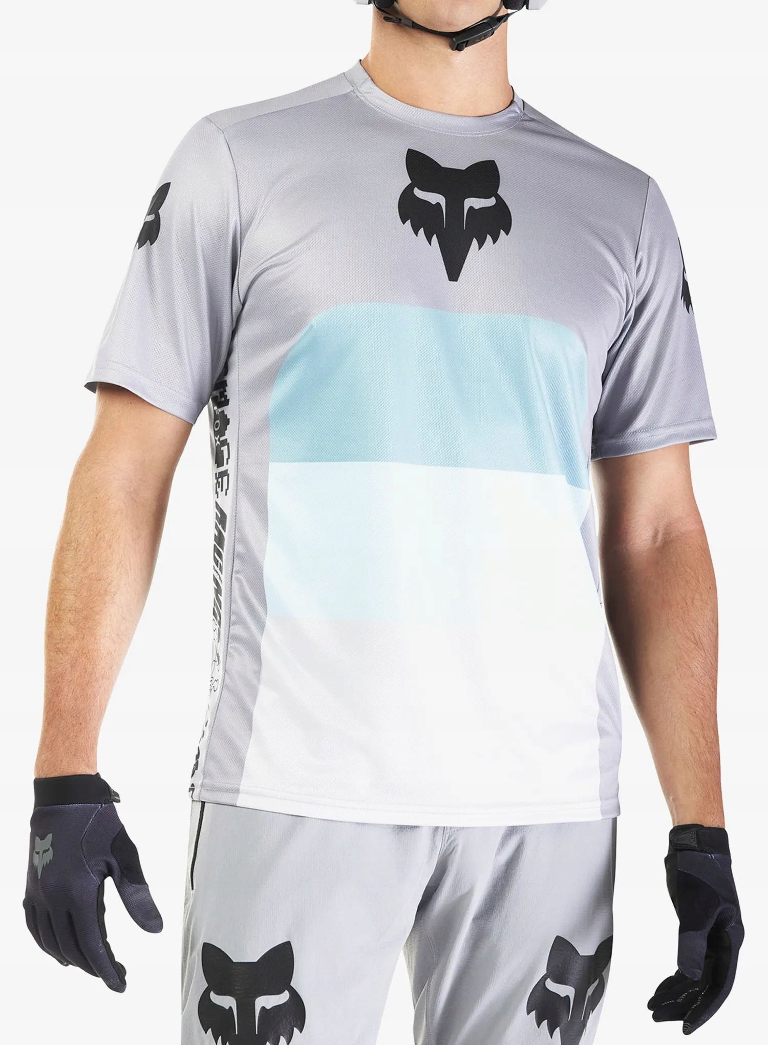 Koszulka Rowerowa Longsleeve Fox Ranger Ss Jersey Grid Grey rozmiar L