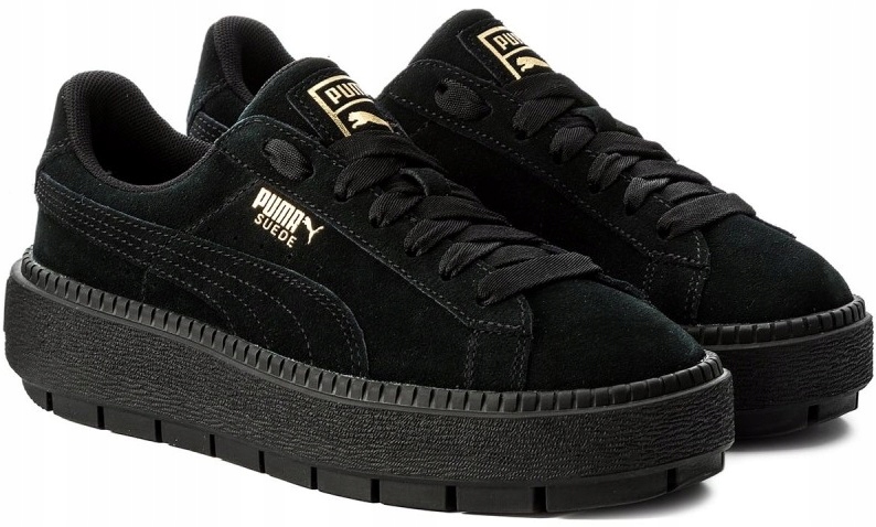

Buty Damskie Puma Sportowe Czarne Platform Roz 37