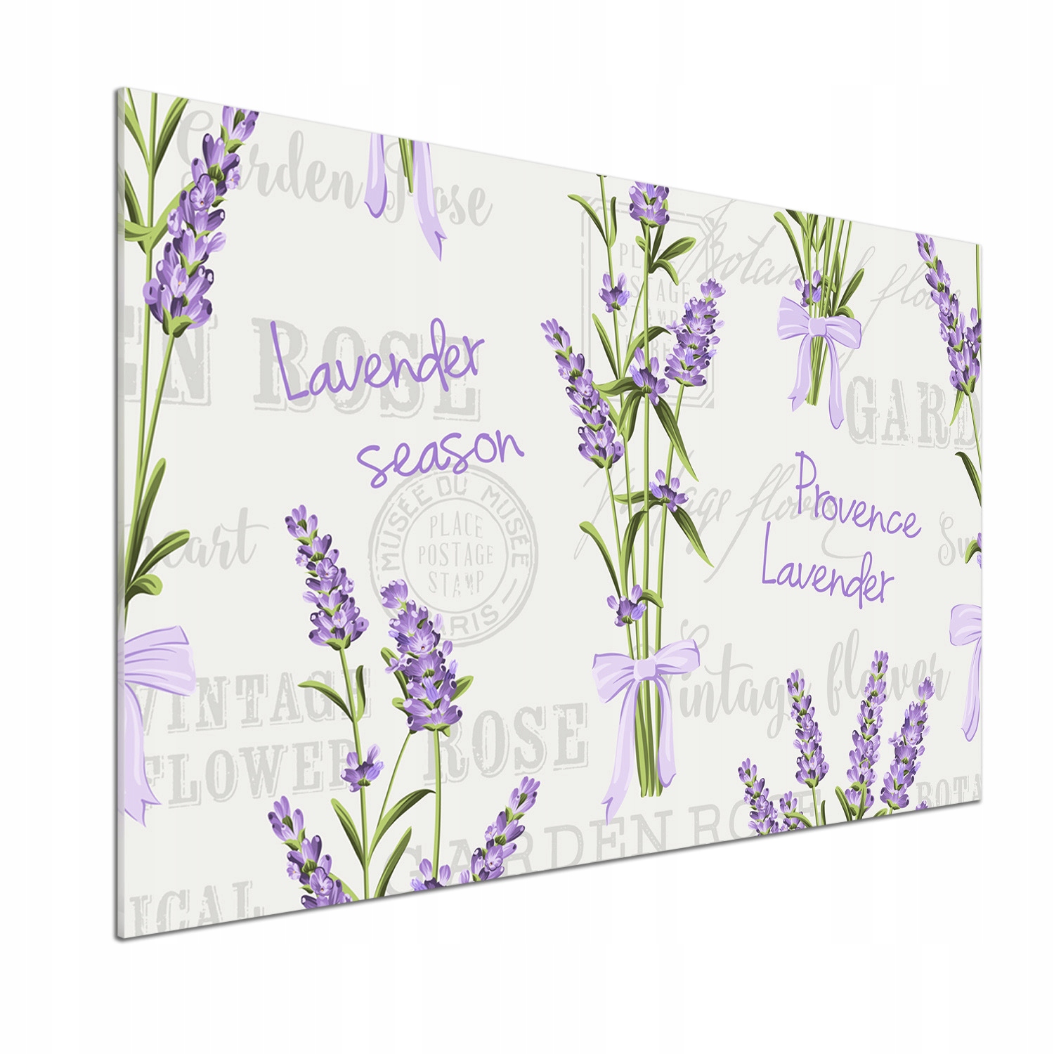 Sklenený panel do kuchyne Levanduľa 100 x 70 cm Lepidlo