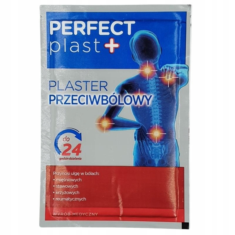 

Plaster przeciwbólowy Perfect Plast+ 9x14cm 1 szt